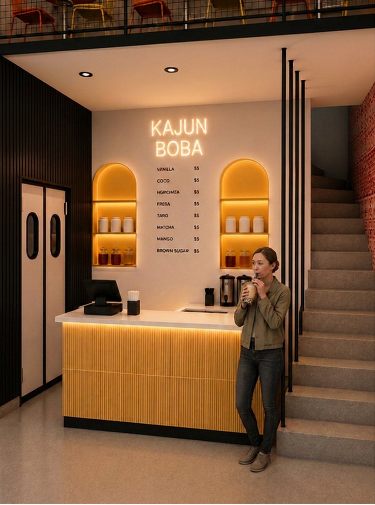 Kajun Grill — Kajun Grill · área de boba